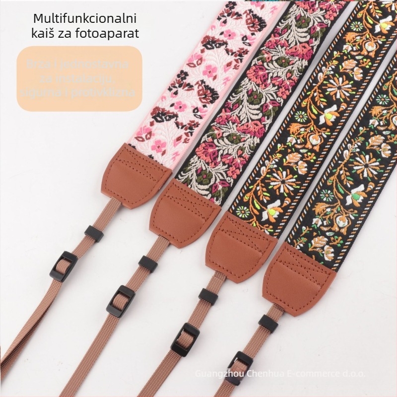 Remen za DSLR kameru - Giant Kj279-kj299-kj318, poliester, tiskano logo, kompatibilan s digitalnim i SLR kamerama