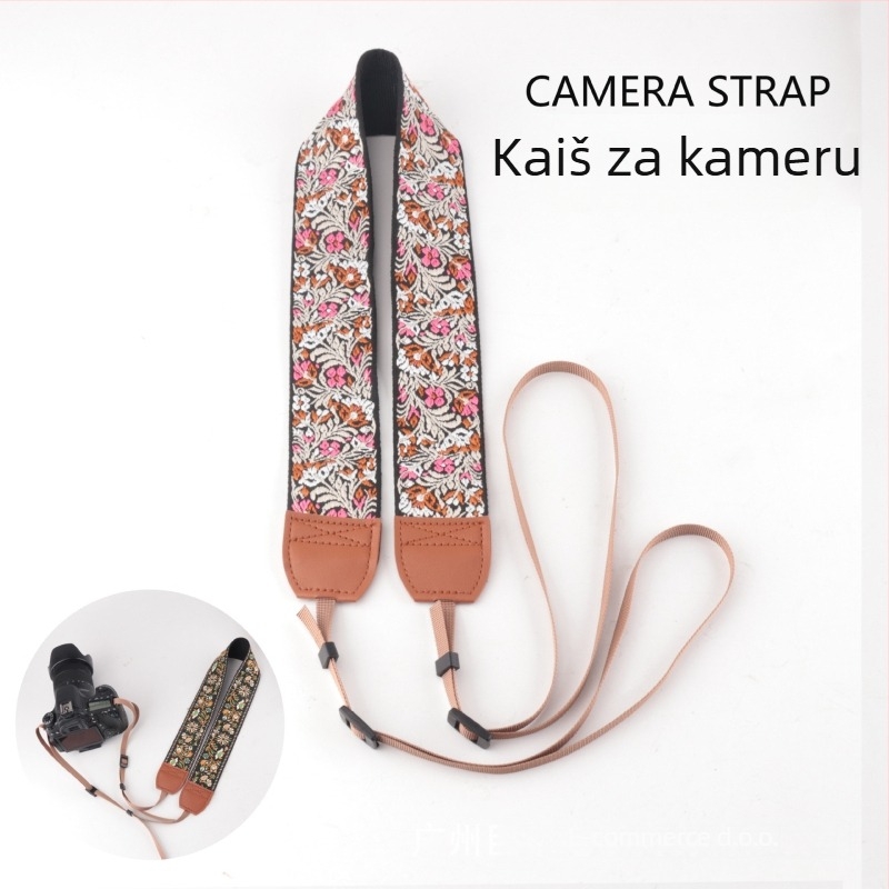 Remen za DSLR kameru - Giant Kj279-kj299-kj318, poliester, tiskano logo, kompatibilan s digitalnim i SLR kamerama