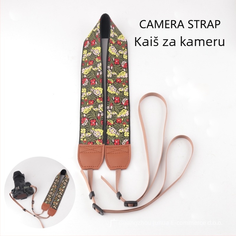 Remen za DSLR kameru - Giant Kj279-kj299-kj318, poliester, tiskano logo, kompatibilan s digitalnim i SLR kamerama