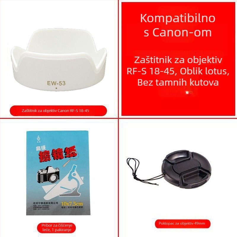 Sjenilo za objektiv za Canon EOS R seriju, za RF-S 18-150mm objektiv, bajonetni spoj, OEM obrada