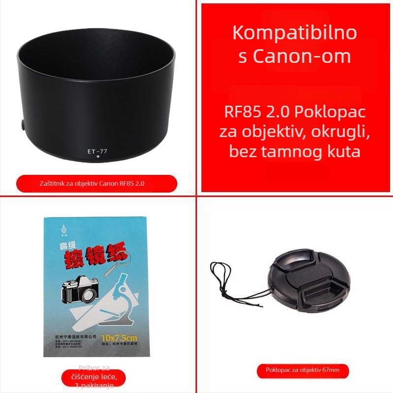 Sjenilo za objektiv za Canon EOS R seriju, za RF-S 18-150mm objektiv, bajonetni spoj, OEM obrada