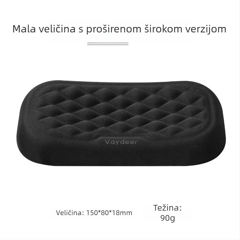 Podložak za zapešće od memorijske pjene za mehaničku tipkovnicu i stolni miš s logom