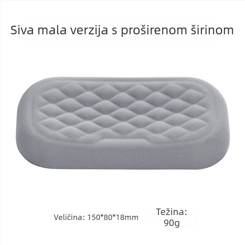 Podložak za zapešće od memorijske pjene za mehaničku tipkovnicu i stolni miš s logom