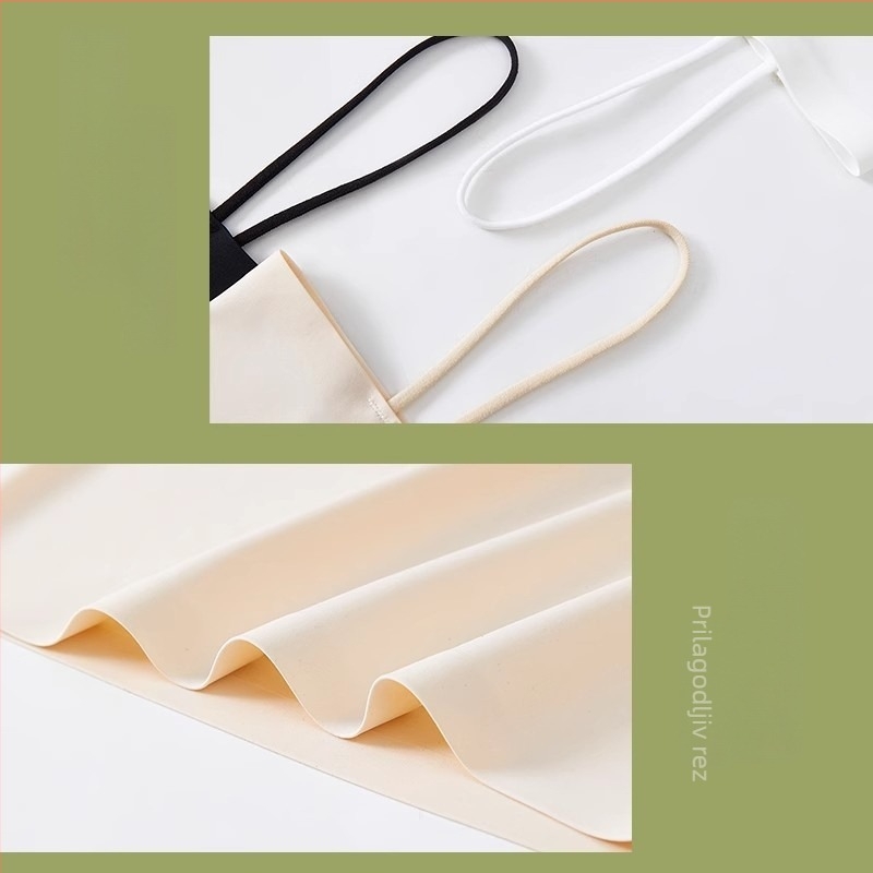 Top bez ramena, bez šavova, bešivni, tanak najlon, 80–90% najlona, za sva godišnja doba