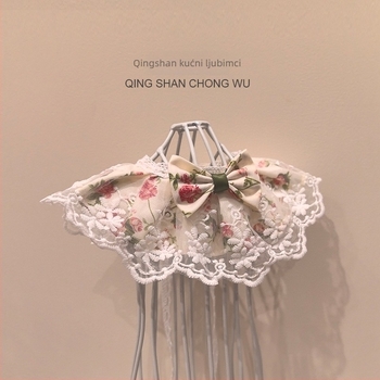 Krpa za sline za kućne ljubimce, motiv razbijeni cvjetovi, pamuk, stil princeze, podrijetlo Zhejiang