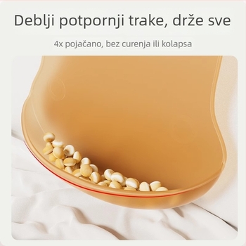 Silikonska hranilica za bebe – prehrambene kvalitete silikona, vodootporna i otporna na prljavštinu, za bebe i malu djecu (0–3 godine) – Ecoplus