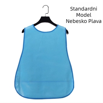 Odrasli EVA bib – vodootporan, otporan na curenje, bez pranja, jednofarbni uzorak