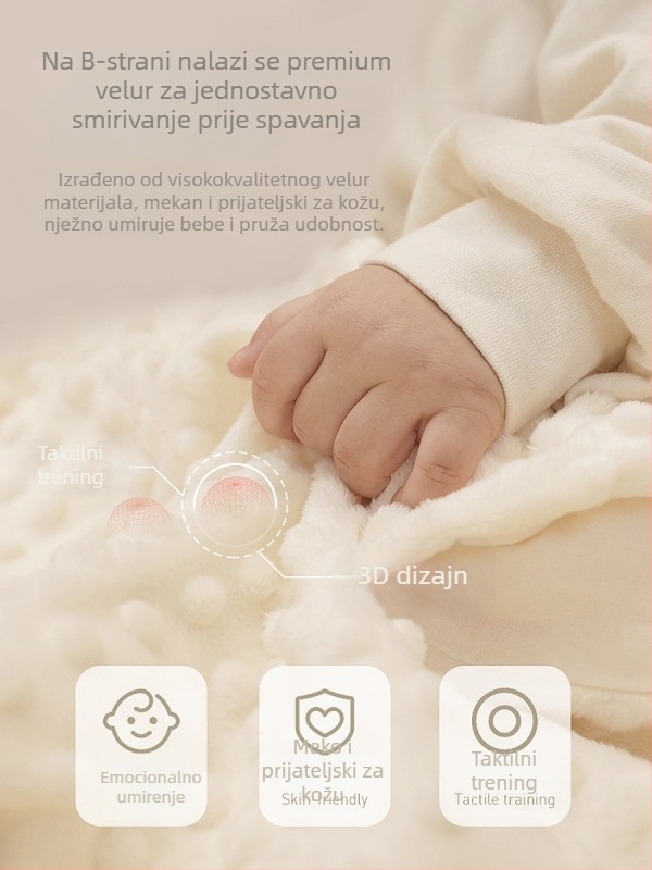 Quilt za bebu I papa&mama, 95% pamuk, punilo od baršunastog pamuka, za zimu i jesen, drugi uzorak