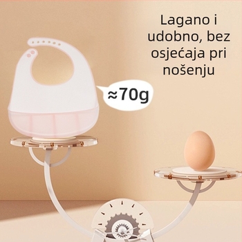 Silikonska baveta za bebe – materijal: silikon, vodootporna i otporna na prljavštinu, za bebe i djecu od 1 do 3 godine.
