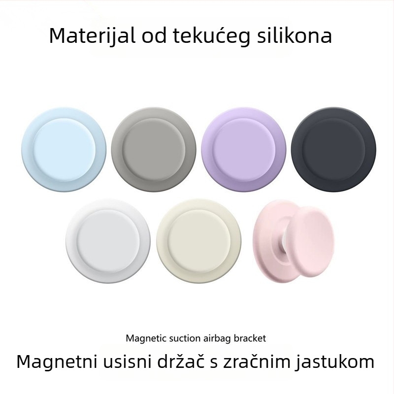 MagSafe magnetski teleskopni držač za telefon, tekućinski silikon, minimalistički stolni držač