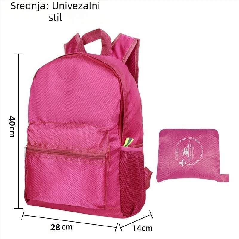 Putni ranac — vodootporan, proširiv, skladištiv (Oxford tkanina, vanjski sportovi, unisex)