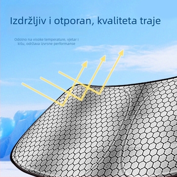 Sjenilo za sunce za MINI Cooper od carAwait – titanij materijal, ravni montaža, tisk loga dostupan