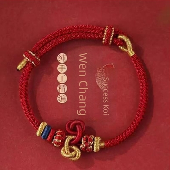 Unisex narukvica od užeta, etnički stil, ručno pletena, jesen 2024