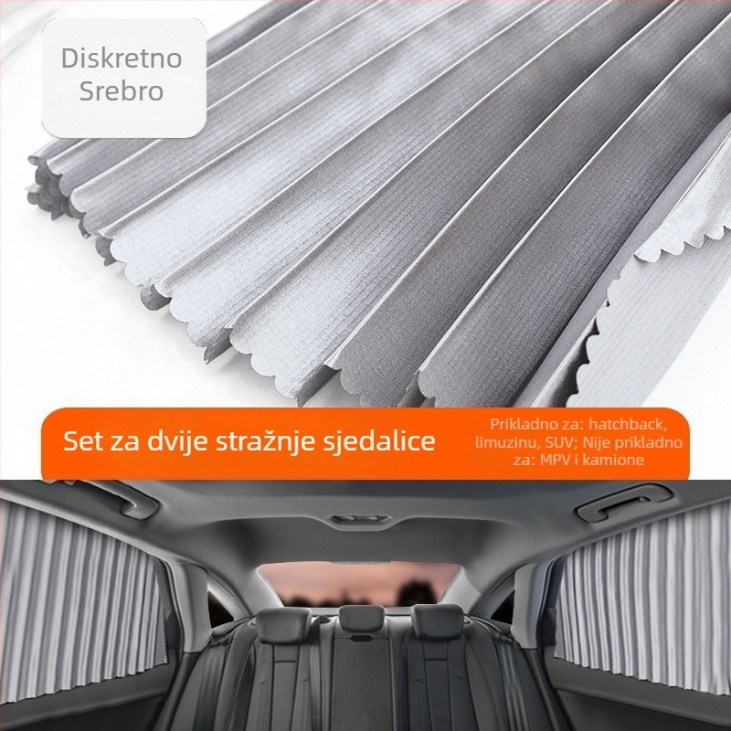 Automobilsko sjenilo od najlonske mreže, magnetsko pričvršćivanje, univerzalno za prozor automobila, zaštita od sunca i toplinska izolacija