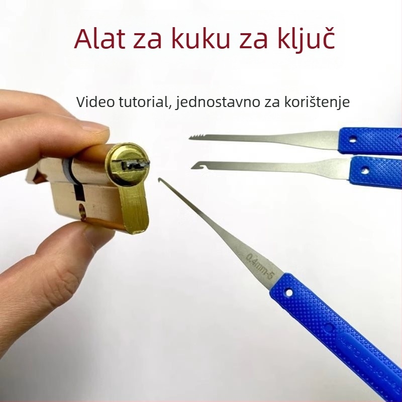 Set alata za vađenje polomljenih ključeva, 12-dijelni, metal i plastika, alati za demontažu, kućna upotreba