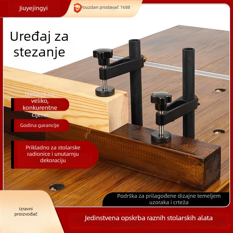 Drvarski steznik s brzim podešavanjem pritiska, aluminijska legura, dugačke noge