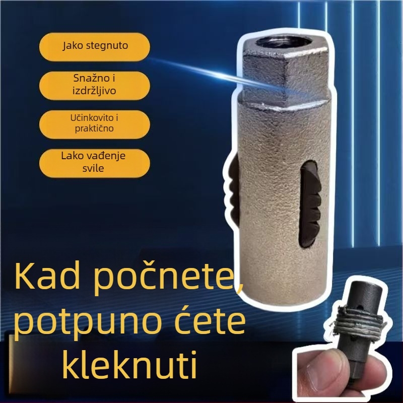 Alat za demontažu za uklanjanje žice s vodovodne cijevi, od kovanog čeličnog krom-vanadija, 4-dijelni set, za kućnu upotrebu