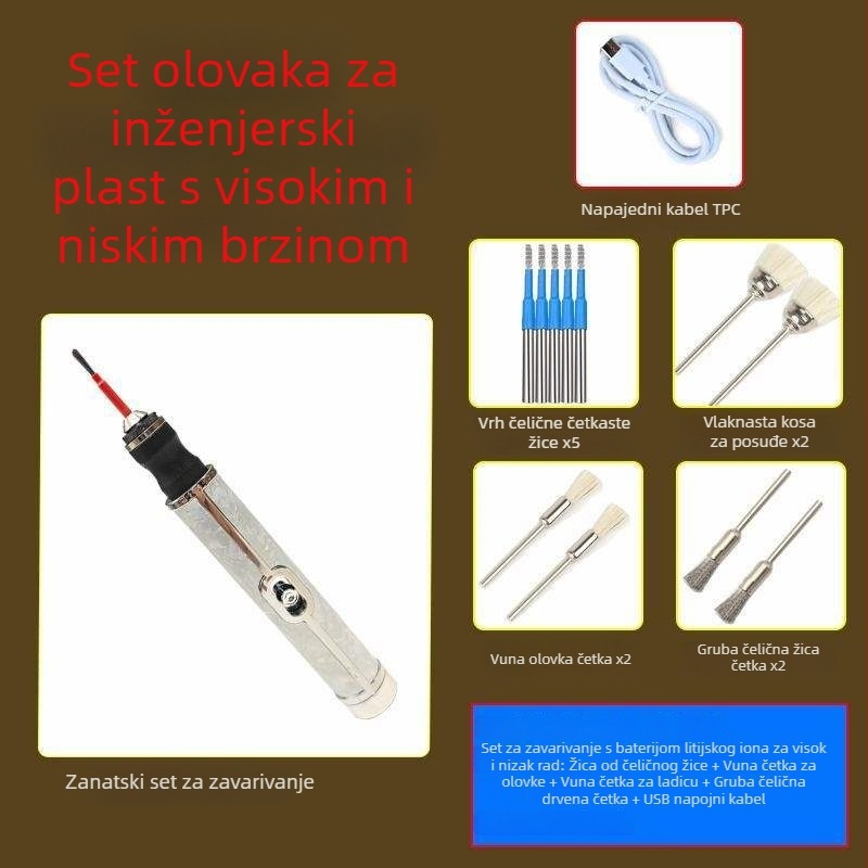 40-dijelni set ručne električne četke za čišćenje šavova u obliku oraščića, za duboko čišćenje udubljenja i uklanjanje ostataka alkalija