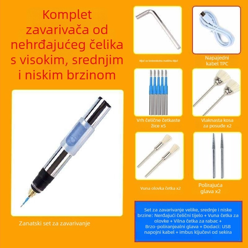 40-dijelni set ručne električne četke za čišćenje šavova u obliku oraščića, za duboko čišćenje udubljenja i uklanjanje ostataka alkalija