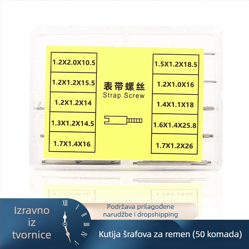 Set alata za popravak satova – Tiger Hao, 50 kom., standard: srednji, težina 0.04, kućna upotreba