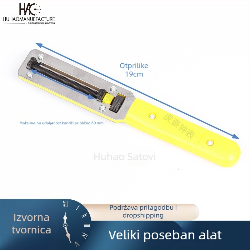 Alat za otvaranje stražnjeg kućišta sata s dvostrukim kliještima – Tiger Hao, 1 komplet, Standard srednji, 0,18 kg, Kućna upotreba