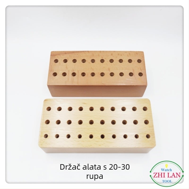 Zhilan drveni držač alata za popravak satova, 1 komplet, za kućnu upotrebu, standard srednji