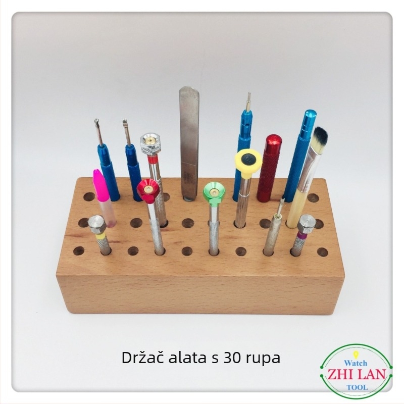 Zhilan drveni držač alata za popravak satova, 1 komplet, za kućnu upotrebu, standard srednji