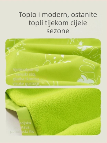 Three-Proof Dječja outdoor jakna s kapuljačom, unisex, kratki kroj, zatvarač, stojeći ovratnik, poliester (Kapuljača, Zatvarač, Stojeći ovratnik, Kratki kroj, Poliester)