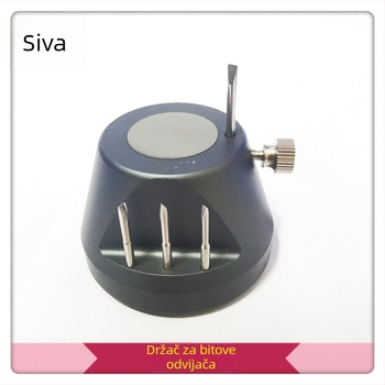 Zhilan čelični držač bitova odvijača za alat za popravak satova, set od 5 komada, srednji sustav