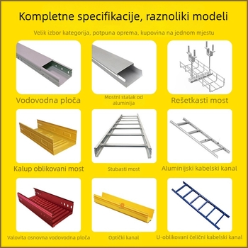 Guangyu Optički kanal za vlakna Tail Fiber Duct, ABS plasti otporan na plamen, debelji, otporan na visok pritisak, kabelski kanal za data centar ormara
