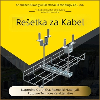 Mrežasta kabelska kanalica, 304 nehrđajući čelik, prilagodljiva, za podatkovni centar, ISO 9001:2000 certifikat