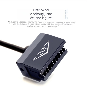 Alat za rezanje žica za razdjelni okvir — otporan na habanje, aluminijski vanjski kućište, rezna glava od A3 čelika, opruga Mn65, težina 0,55 kg, Značka: GY