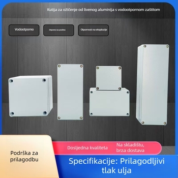 Lit aluminijska vanjska vodootporna kutija za razvodnu kutiju, eksplozijski otporna terminalna kutija, kišoodporna kućišta