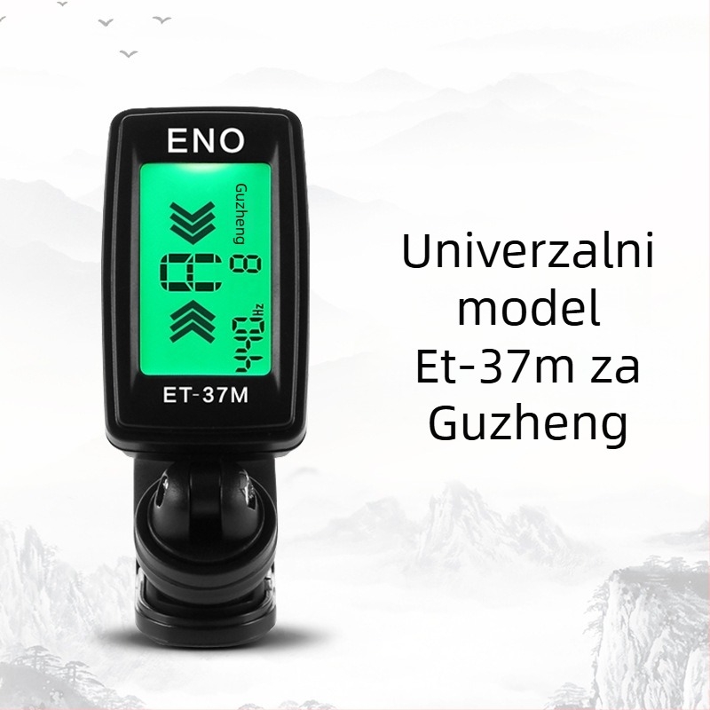 Guzheng tuner – Model ET18GZ, Brend: Eno, Materijal: Plastika, Namijenjeno glazbenom instrumentu, Elektronički tuner