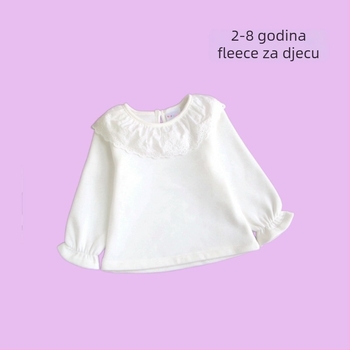 Beplo dječja majica s flecom, rever ovratnik, 100% pamuk, dugi rukavi, za djecu 3-8 godina