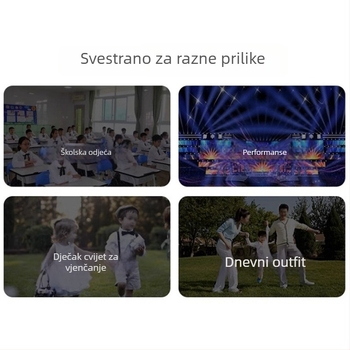 Dječja košulja – neutralan spol, duge rukave, Lolita stil, proljeće i jesen, pamuk-poliester smjesa