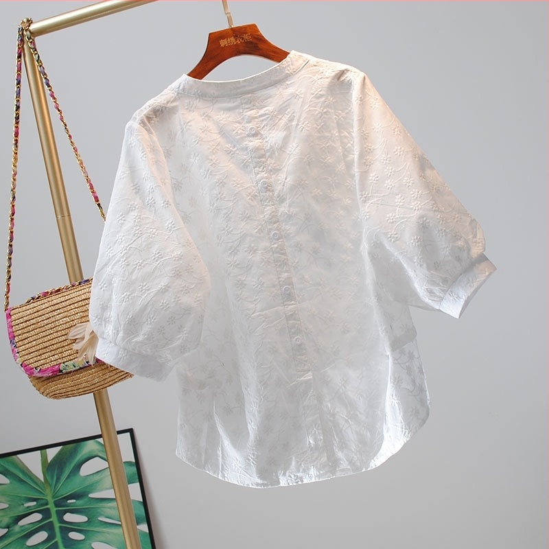 Unisex vuneni top s hip-hop stilom, visok ovratnik, 3/4 rukav, opušteni pulover