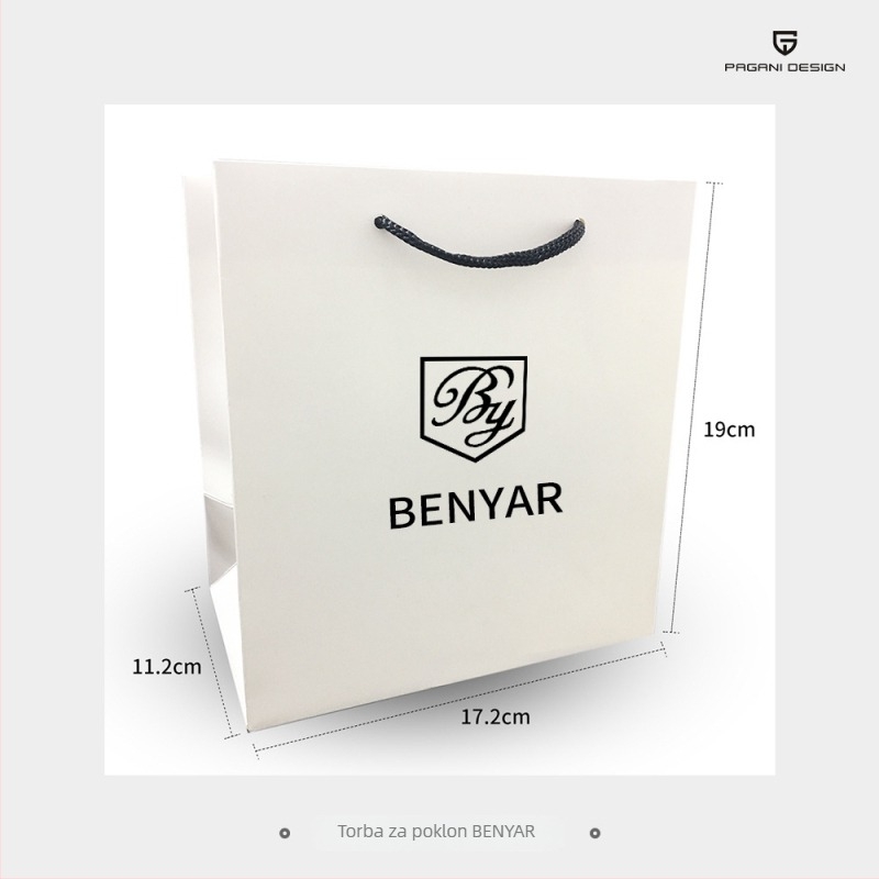 Pagani Design vrećica za poklon za satove, visoko kvalitetna papirnata torba za poklone, otisnuti logotip, prilagodba, ljeto 2021