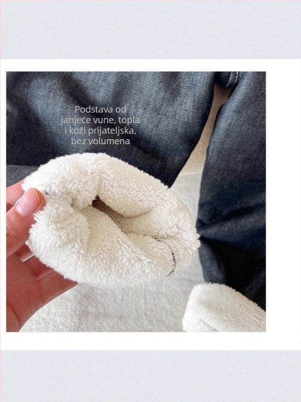 Dječje traperice za dječake – svakodnevni stil, 100% pamuk, zima