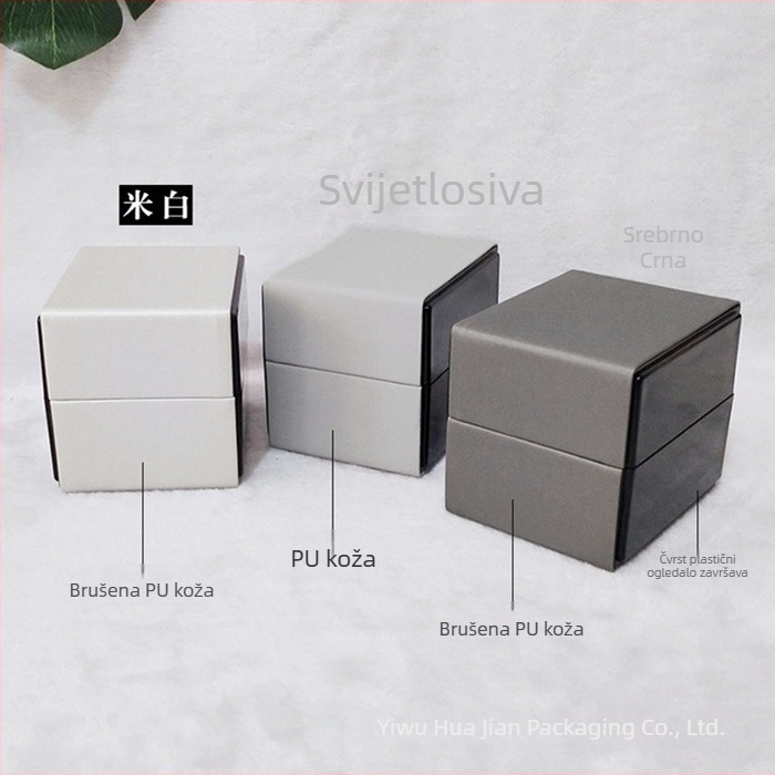 Plastična kutija za satove s preklopnim poklopom, mogućnost ispisa logotipa; podrijetlo Zhejiang; pakiranje 50–60 komada; tolerancija 0,1–0,3 mm
