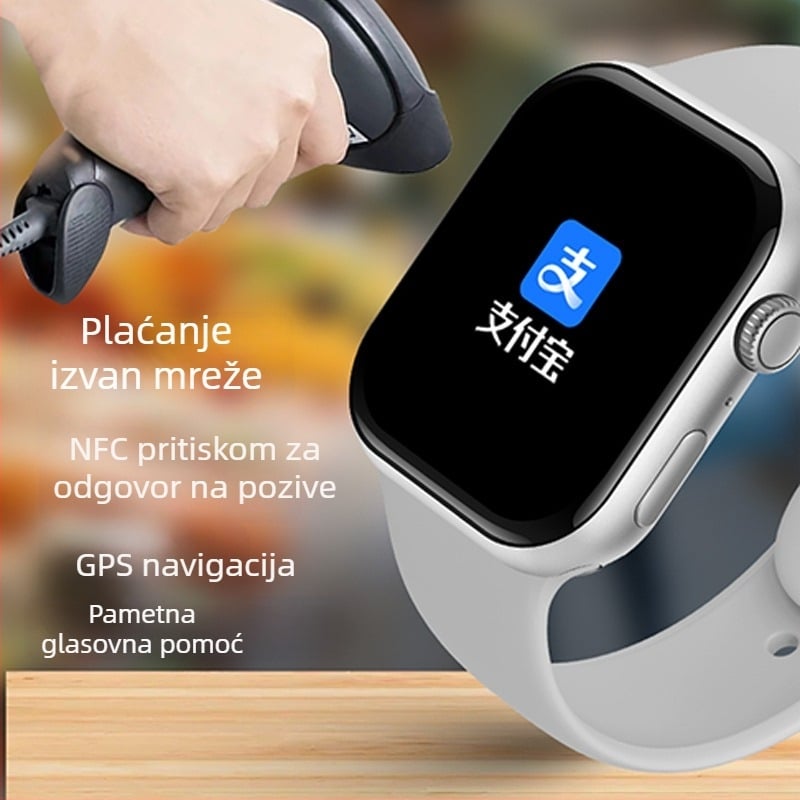 Pametni sat Watch10 S11 — NFC, Alipay, Bluetooth pozivi, praćenje srčanog ritma i sna