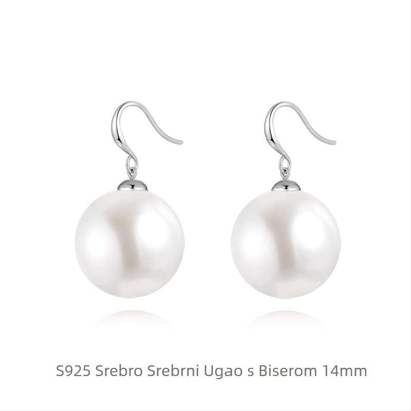 Kun Ling 925 Srebro Geometrijski naušnice za žene, Fashion Commuter stil