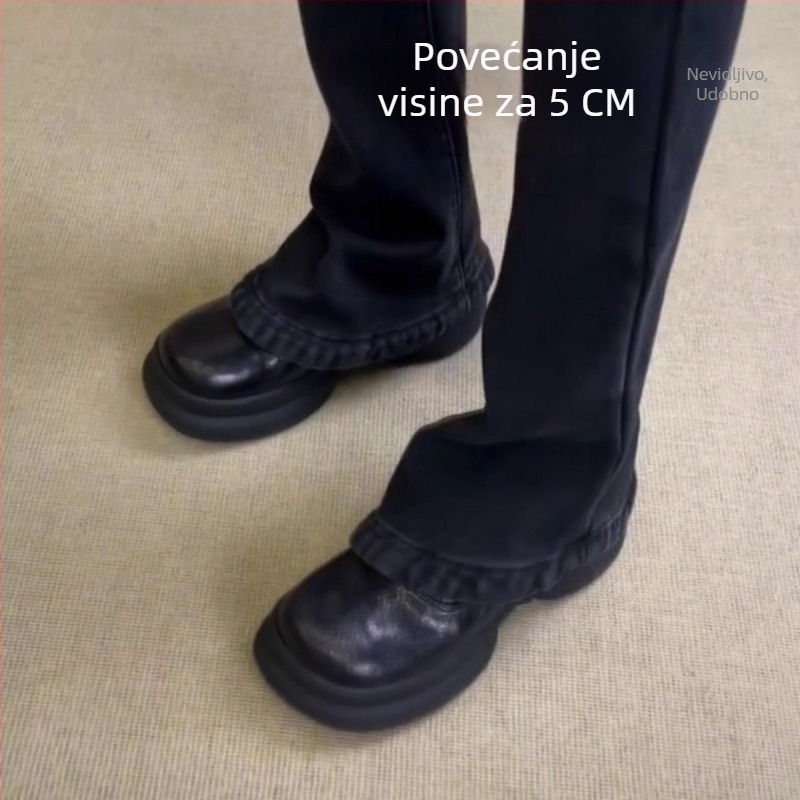 Ženske loaferice s PU gornjim dijelom, okrugla nosnica, unutrašnjost od umjetnog kratkog flisa, visina potpetice 3–5 cm, zimska toplina.