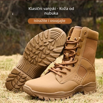 Unisex borbene čizme s visokim gležnjem, vodootporne, lagane, prozračne, otporne na habanje