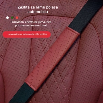 Zaštitna navlaka za rameni pojas automobila, mekana i prozračna, otporna na habanje, univerzalni auto dodatak