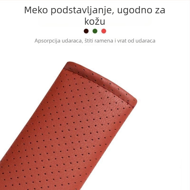 Zaštitna navlaka za rameni pojas automobila, mekana i prozračna, otporna na habanje, univerzalni auto dodatak
