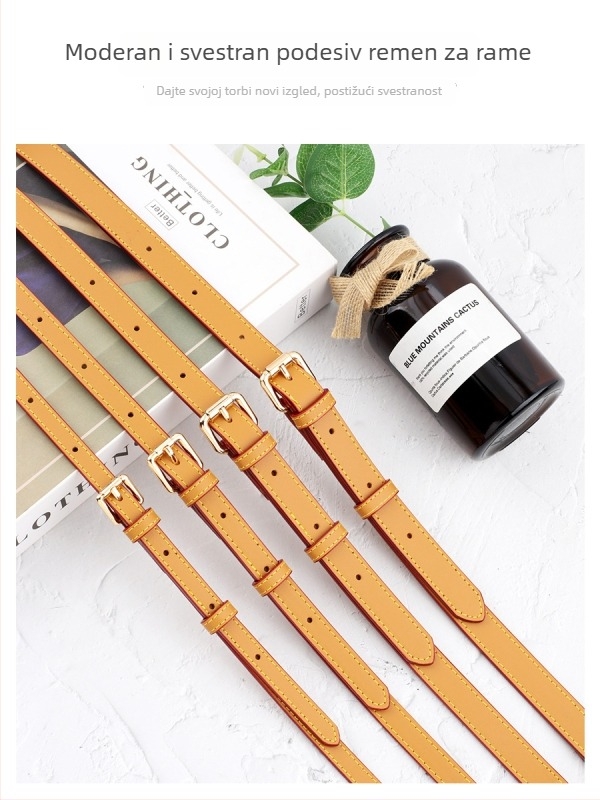 Kožna naramenica za torbe – dvostruka koža