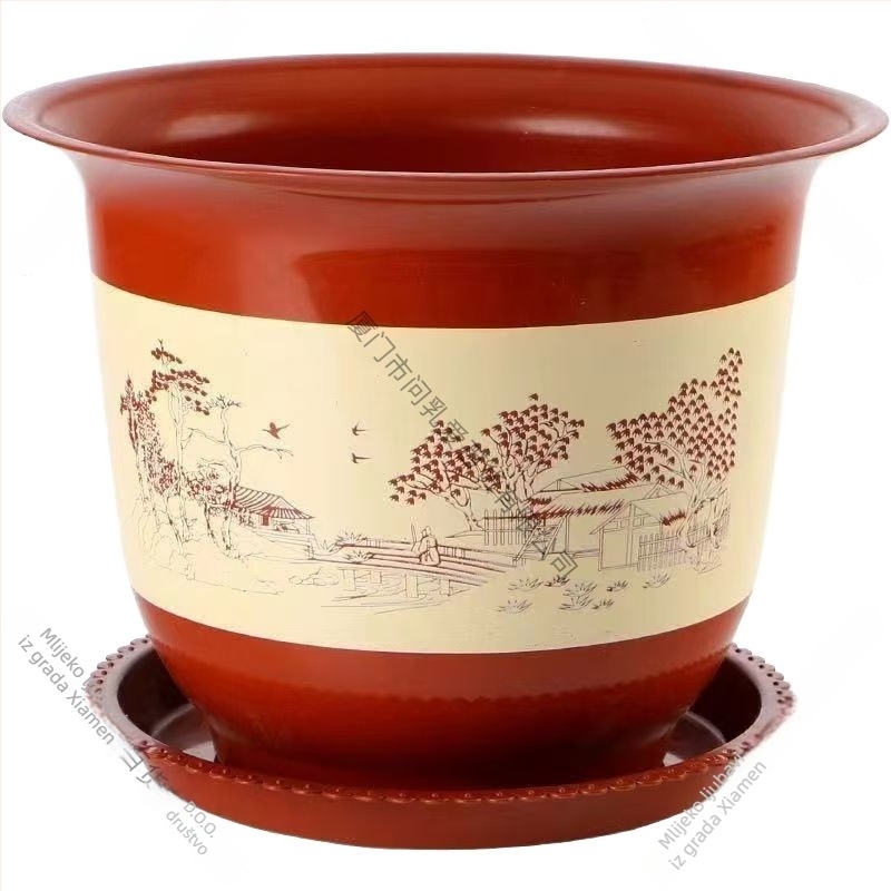 Saksija za biljke od smole, podna verzija, klasični stil, artikl 1001191277