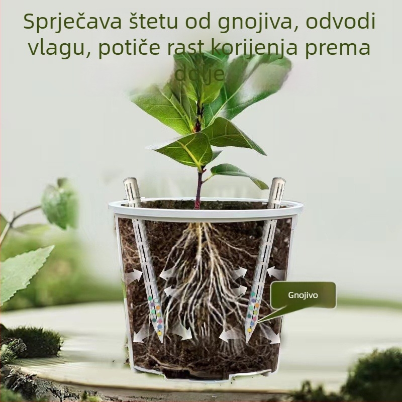 Ventilacijski kanal za saksije - PP materijal, bez marke, za hortikulturu