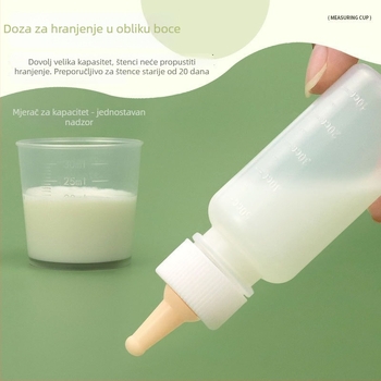 Mačja boca za hranjenje — silikon, za mačke, Warm nest marka, pribor za hranjenje kućnih ljubimaca (Materijal: Silikon; Marka: Warm nest; Primjenjivo: Mačke; Kategorija: Pribor za hranjenje kućnih ljubimaca)